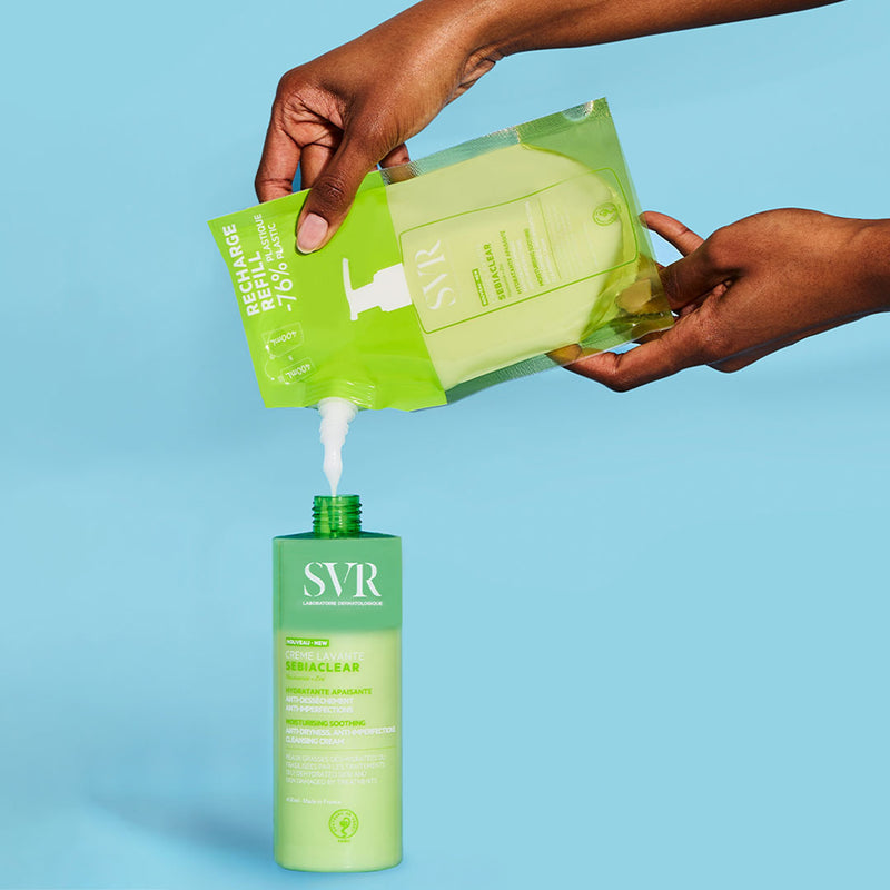 SEBIACLEAR Crème Lavante 400ml + Refill