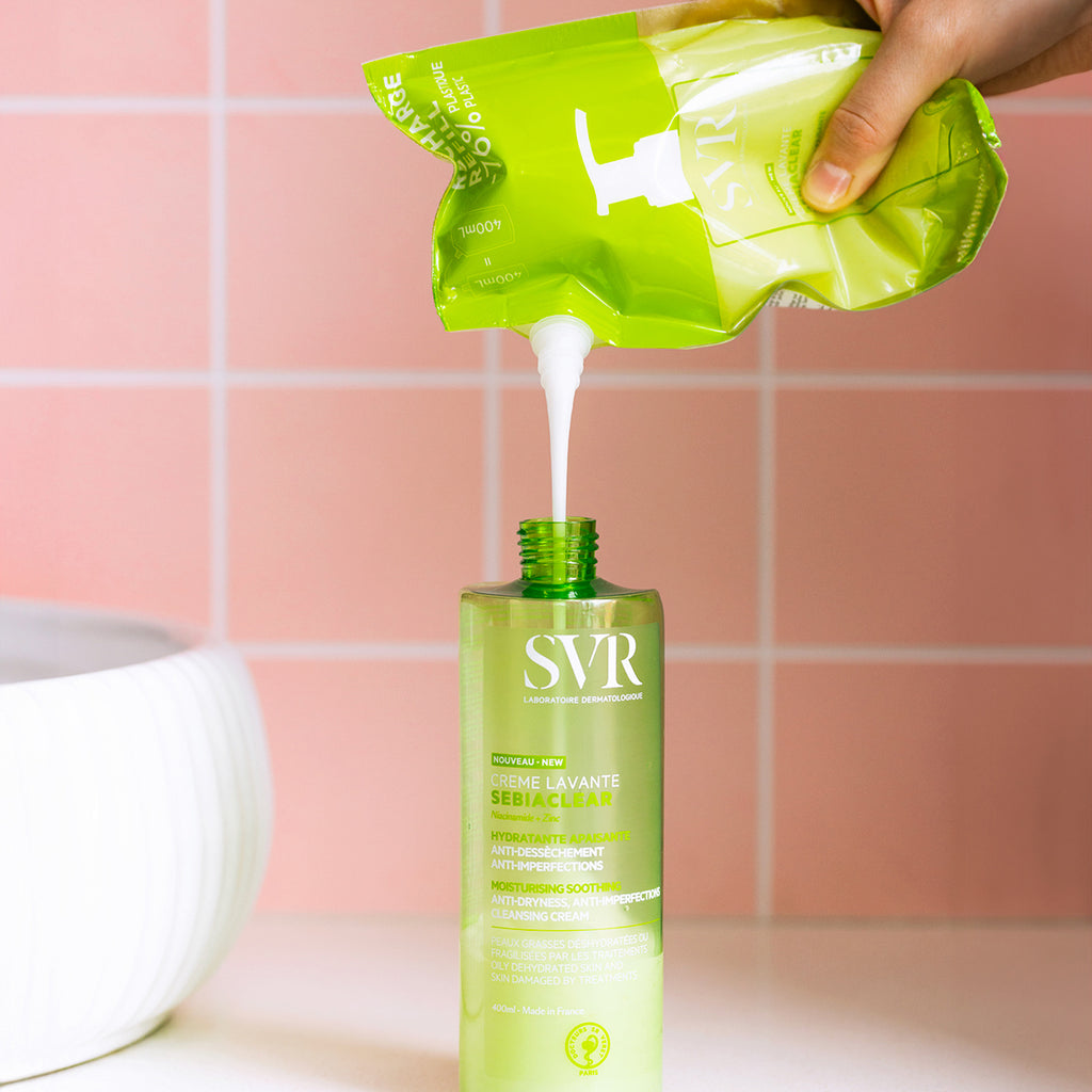 SEBIACLEAR Crème Lavante 400ml + Refill