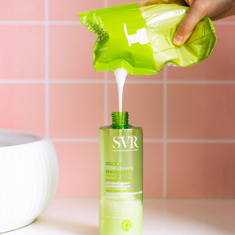 SEBIACLEAR Crème Lavante 400ml + Refill