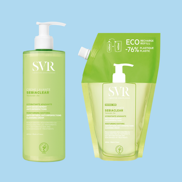 SEBIACLEAR Crème Lavante 400ml + Refill