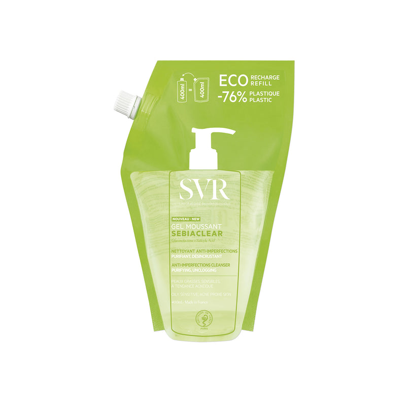 SEBIACLEAR Gel Moussant 400ml + Refill